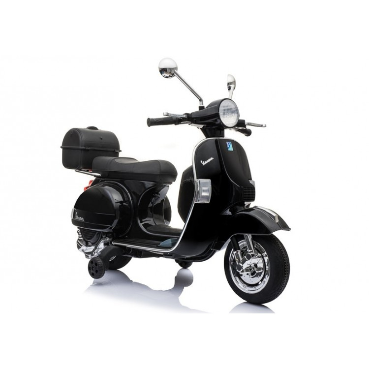 Elektrická motorka Vespa - čierna